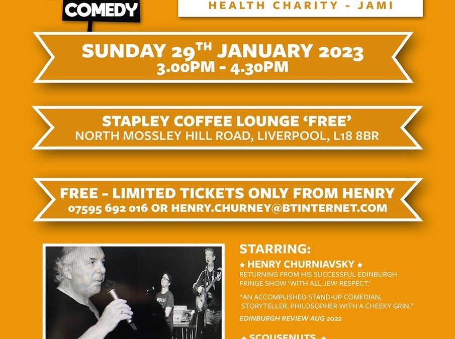 Stapely Care’s first comedy is for a good cause